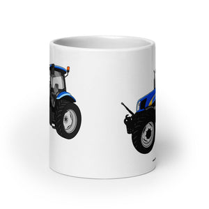 New Holland New Holland TS 135a | White glossy mug Quality Farmers Merch