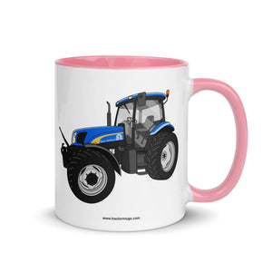 New Holland Pink / 11 oz New Holland TS 135a | Mug with Color Inside Quality Farmers Merch