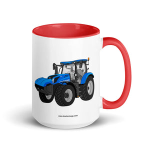New Holland Red / 15 oz New Holland T6 180 Methane | Mug with Color Inside Quality Farmers Merch