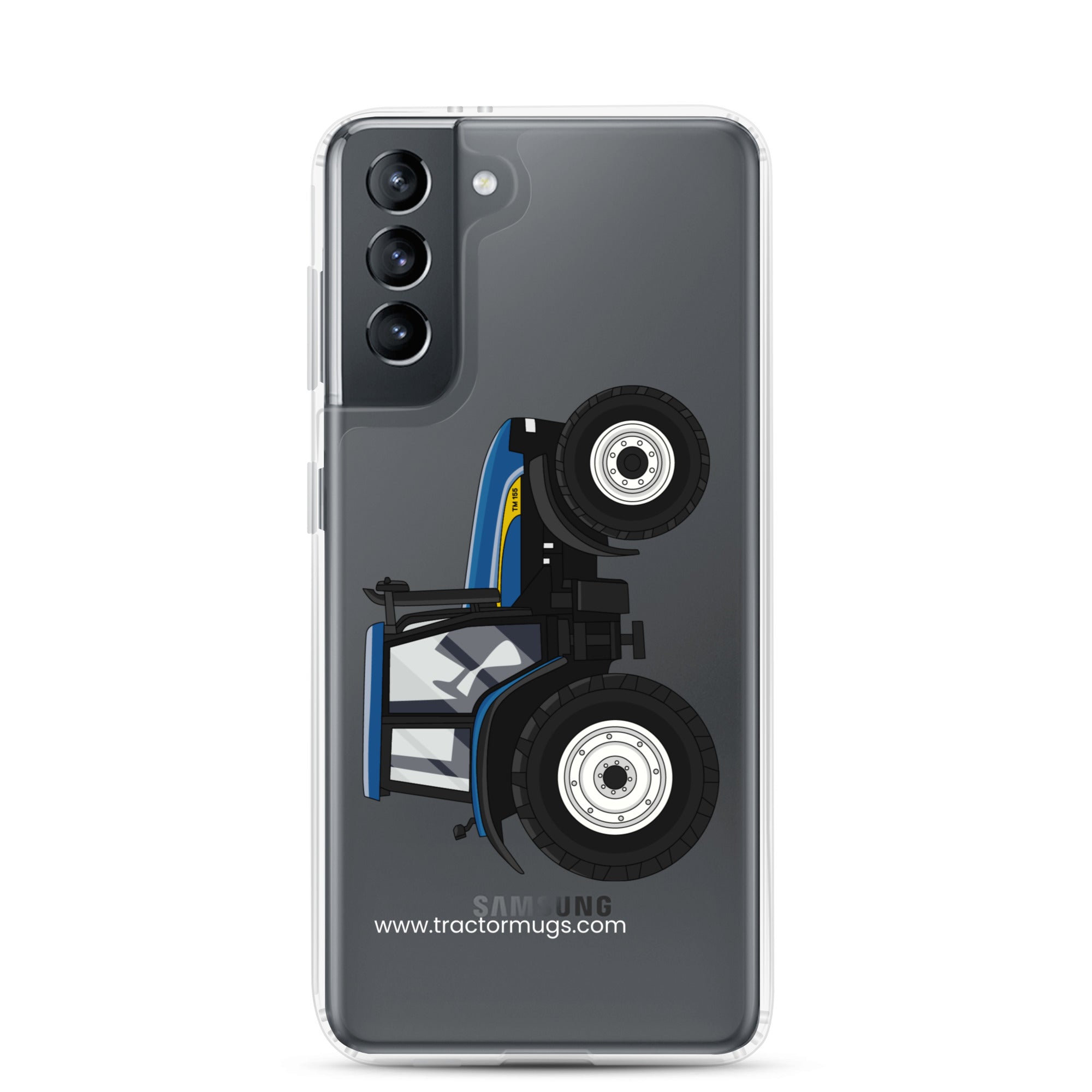 New Holland Samsung Galaxy S21 New Holland TM 155 | Clear Case for Samsung® Quality Farmers Merch
