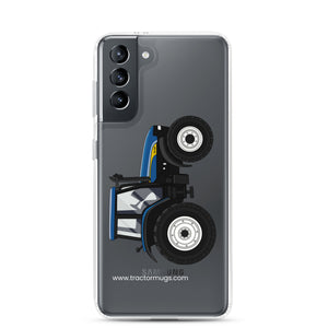 New Holland Samsung Galaxy S21 New Holland TM 155 | Clear Case for Samsung® Quality Farmers Merch