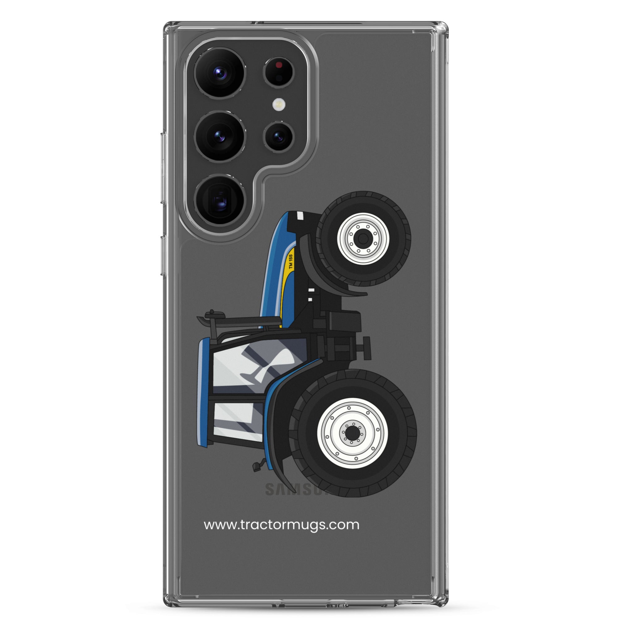 New Holland Samsung Galaxy S23 Ultra New Holland TM 155 | Clear Case for Samsung® Quality Farmers Merch