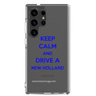 New Holland Samsung Galaxy S24 Ultra Keep Calm New Holland | Clear Case for Samsung® Quality Farmers Merch