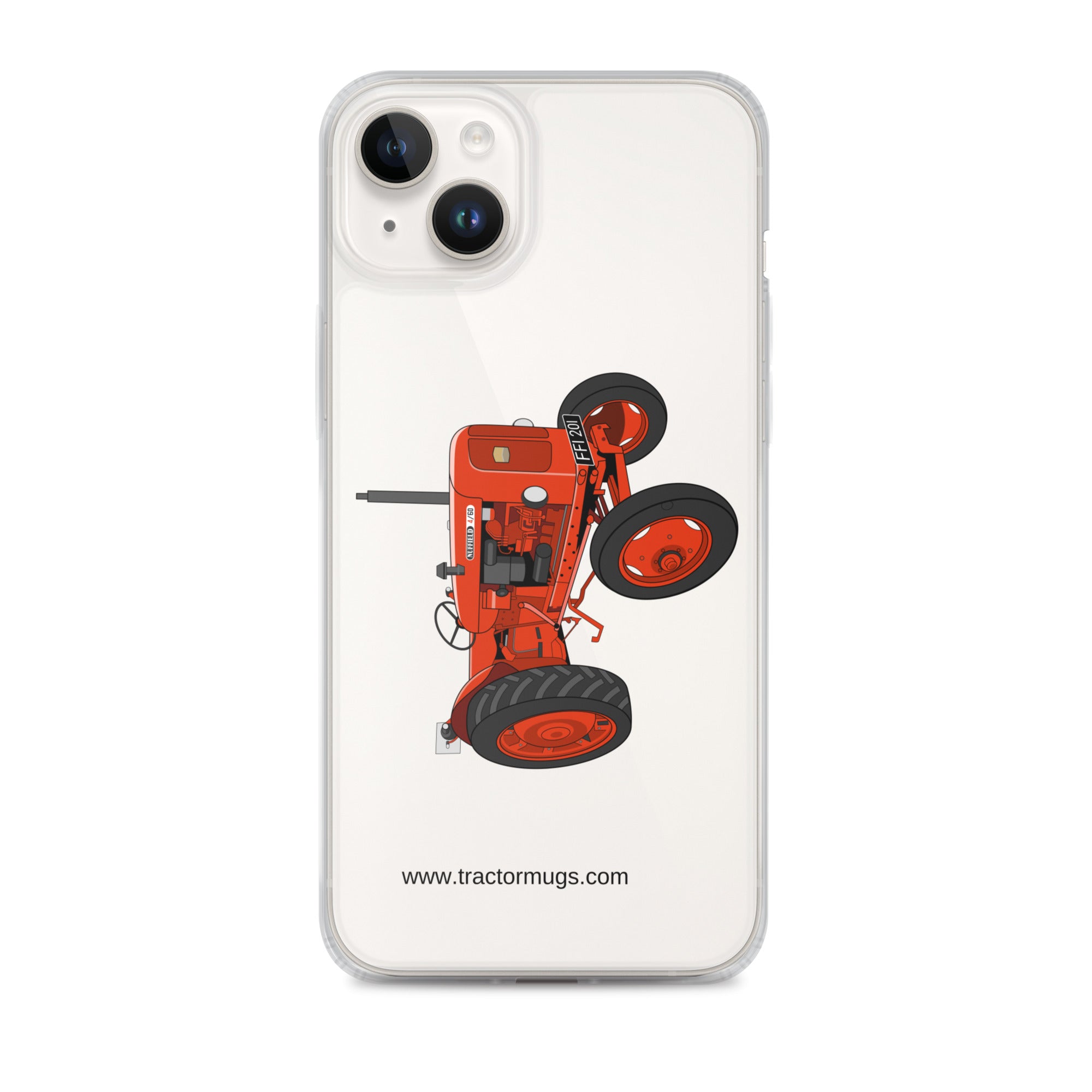 Nuffield Clear Case for iPhone® iPhone 14 Plus Nuffield 4_60 | Clear Case for iPhone® Quality Farmers Merch