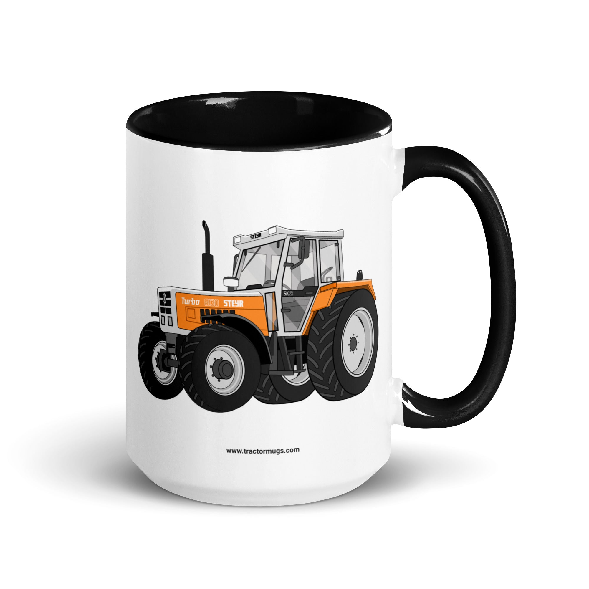 Steyr Black / 15 oz Steyr SK 8130 Kommunal | Mug with Color Inside Quality Farmers Merch