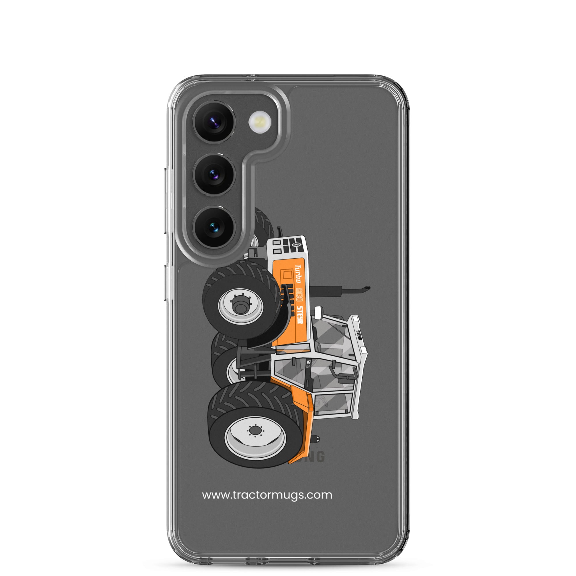 Steyr Clear Case for Samsung® Samsung Galaxy S23 Steyr SK 8130 Kommunal | Clear Case for Samsung® Quality Farmers Merch