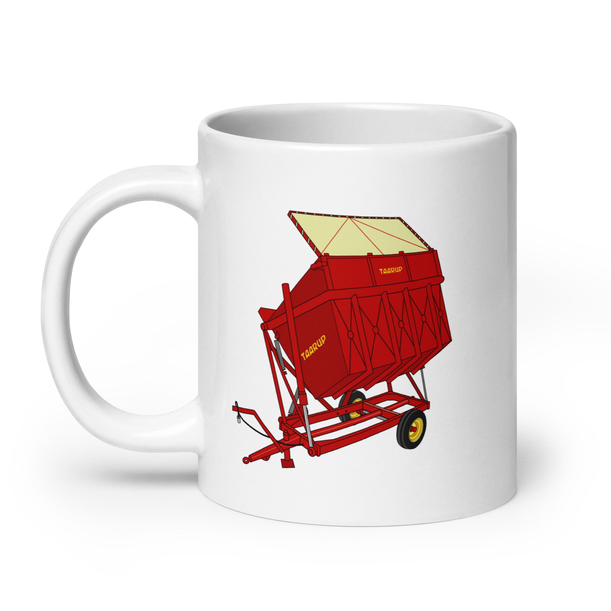 Taarup Taarup tipvogn T3 Trailer | White glossy mug Quality Farmers Merch