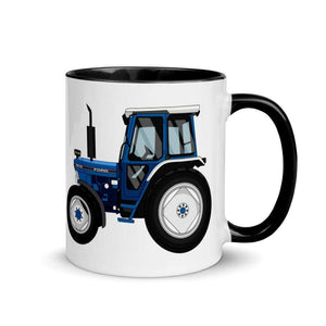 The Farmers Mugs Store Black Ford 7610 Mug with Color Inside Quality Farmers Merch
