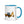 The Farmers Mugs Store Blue JCB 3cx Turbo Mug with Color Inside (1990) Quality Farmers Merch
