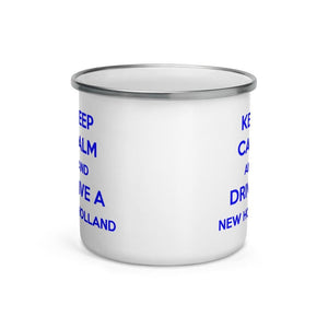 Keep Calm New Holland Enamel Mug — alternate view