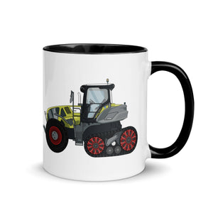 The Farmers Mugs Store Mug Black Claas Axion 900 Terra Trac Mug with Color Inside Quality Farmers Merch