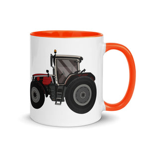 The Farmers Mugs Store Mug Orange Massey Ferguson 8S 265 Mug with Color Inside (2020) Quality Farmers Merch
