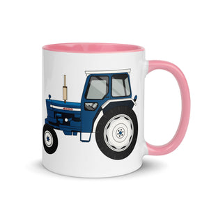 The Farmers Mugs Store Mug Pink Ford 4000 Mug with Color Inside Quality Farmers Merch