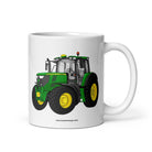 The Tractor Mugs Store 11 oz John Deere 6155 M | White glossy mug Quality Farmers Merch