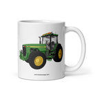 The Tractor Mugs Store 11 oz John Deere 8200 | White glossy mug Quality Farmers Merch