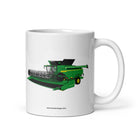 The Tractor Mugs Store 11 oz John Deere X9 1100 Combine | White glossy mug Quality Farmers Merch