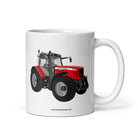 The Tractor Mugs Store 11 oz Massey Ferguson 6480 | White glossy mug Quality Farmers Merch