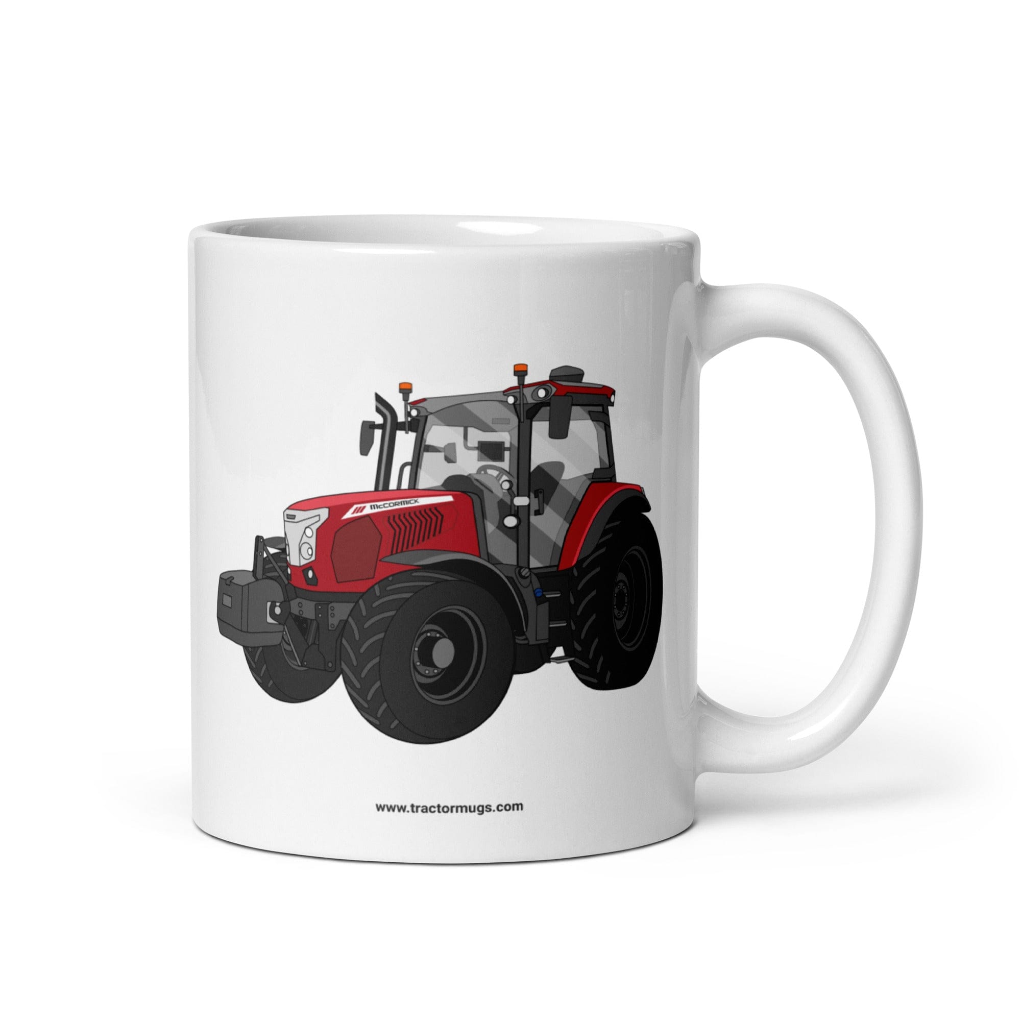 The Tractor Mugs Store 11 oz McCormick X6 414 | White glossy mug Quality Farmers Merch
