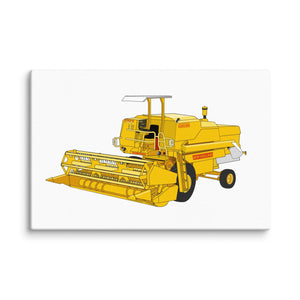 The Tractor Mugs Store 12″×18″ Clayson 8060 Combine Harvester | Canvas Quality Farmers Merch
