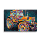 The Tractor Mugs Store 12″×18″ Deutz Fahr DX 140 | Splash Art Canvas Quality Farmers Merch