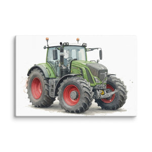 The Tractor Mugs Store 12″×18″ Fendt 930 Vario S4 Watercolor | Canvas Quality Farmers Merch