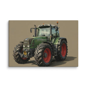 The Tractor Mugs Store 12″×18″ Fendt Favorit 818 Oil Painting | Canvas Quality Farmers Merch