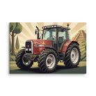 The Tractor Mugs Store 12″×18″ Massey Ferguson 6180 | Art Deco Canvas Quality Farmers Merch