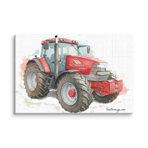 The Tractor Mugs Store 12″×18″ McCormick MTX 200 Watercolor | Canvas Quality Farmers Merch