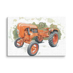 The Tractor Mugs Store 12″×18″ Porsche Diesel A111 Watercolor | Canvas Quality Farmers Merch