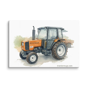 The Tractor Mugs Store 12″×18″ Renault 65-32 MX Watercolor | Canvas Quality Farmers Merch