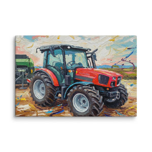 The Tractor Mugs Store 12″×18″ SAME Dorado Natural 70 (Stage V) Splash Art | Canvas Quality Farmers Merch
