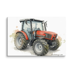 The Tractor Mugs Store 12″×18″ SAME Dorado Natural 70 (Stage V) Watercolor | Canvas Quality Farmers Merch