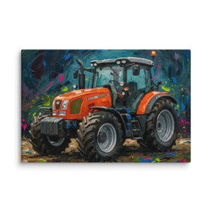 The Tractor Mugs Store 12″×18″ SAME Explorer 105 (Stage V) Splash Art | Canvas Quality Farmers Merch