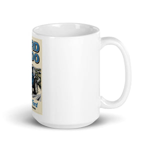 The Tractor Mugs Store 15 oz Ford 5000 Retro | White Glossy Mug Quality Farmers Merch