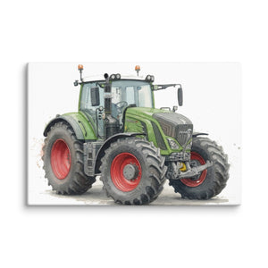 The Tractor Mugs Store 16″×24″ Fendt 930 Vario S4 Watercolor | Canvas Quality Farmers Merch