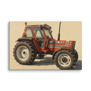 The Tractor Mugs Store 16″×24″ FIAT 90-90 DT Oil Painting | Canvas Quality Farmers Merch