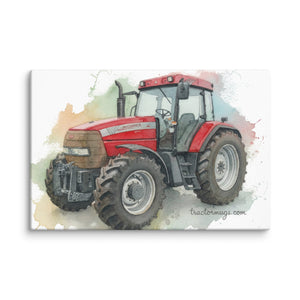 The Tractor Mugs Store 16″×24″ McCormick MTX 150 Signature Edition Watercolor | Canvas Quality Farmers Merch
