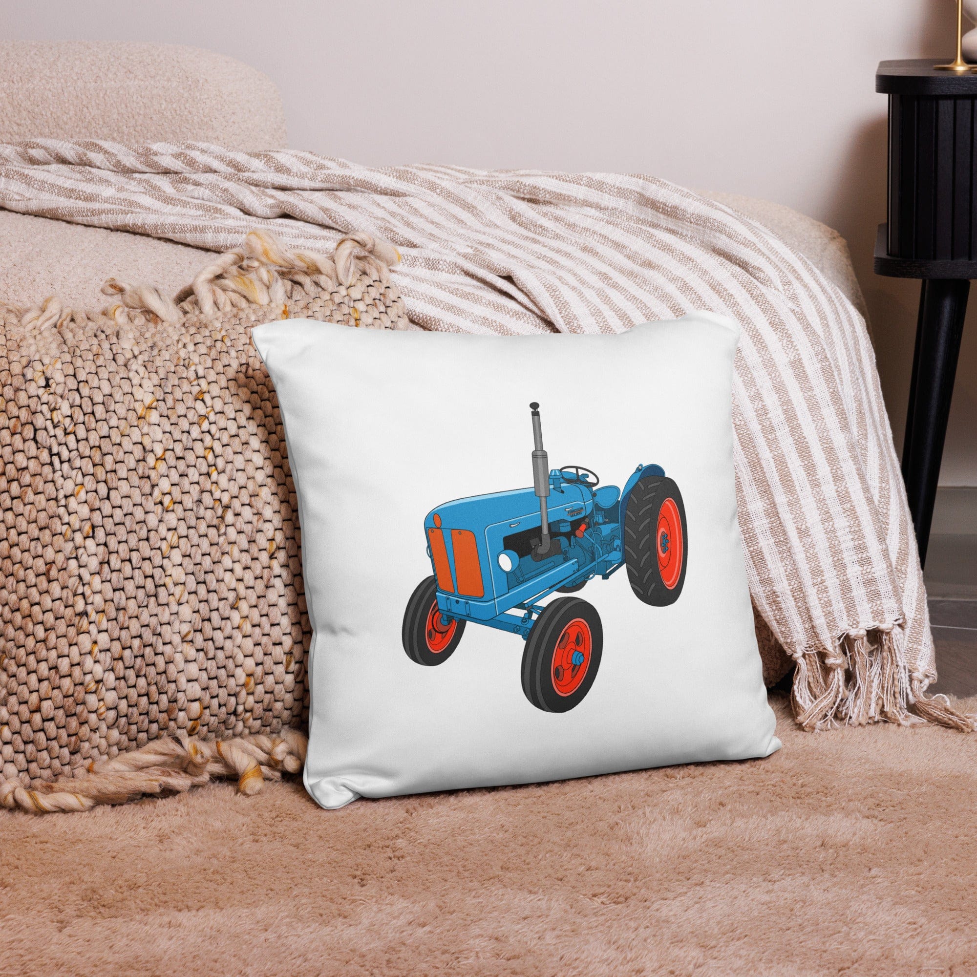 The Tractor Mugs Store 18″×18″ Fordson Super Dexta | Pillow Case Quality Farmers Merch