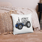 The Tractor Mugs Store 18″×18″ Jubilee Edition Silver Tractor | Pillow Case Quality Farmers Merch
