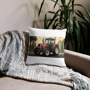 The Tractor Mugs Store 18″×18″ Massey Ferguson 6180 | Art Deco Pillow Case Quality Farmers Merch