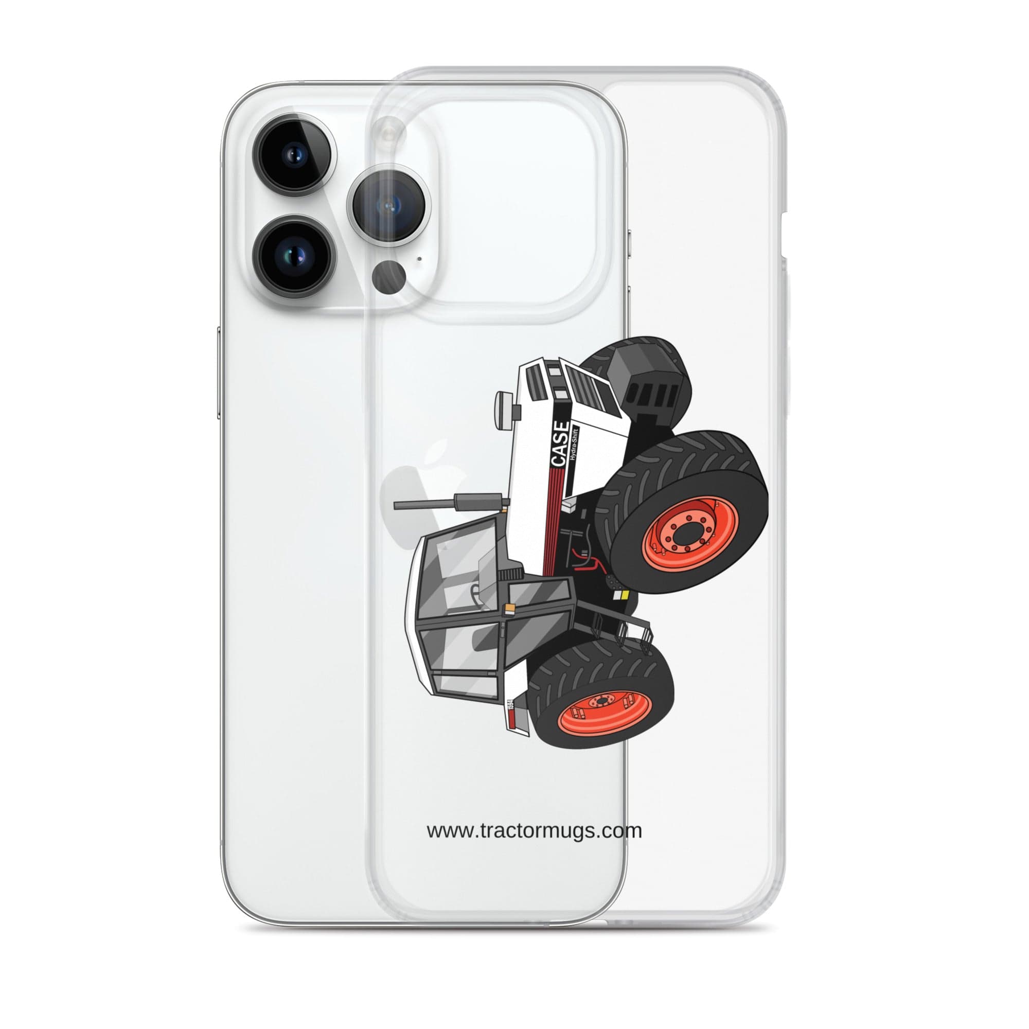 The Tractor Mugs Store 1985 Case 1594 Hydra-Shift | Clear Case for iPhone® Quality Farmers Merch