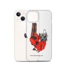 The Tractor Mugs Store 1994 Massey Ferguson 32 Combine Harvester | Clear Case for iPhone® Quality Farmers Merch