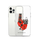 The Tractor Mugs Store 1994 Massey Ferguson 32 Combine Harvester | Clear Case for iPhone® Quality Farmers Merch