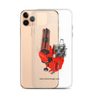 The Tractor Mugs Store 1994 Massey Ferguson 32 Combine Harvester | Clear Case for iPhone® Quality Farmers Merch
