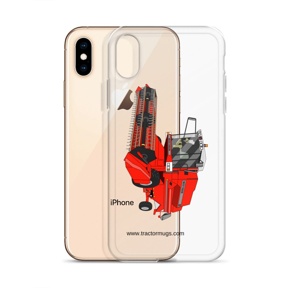 The Tractor Mugs Store 1994 Massey Ferguson 32 Combine Harvester | Clear Case for iPhone® Quality Farmers Merch