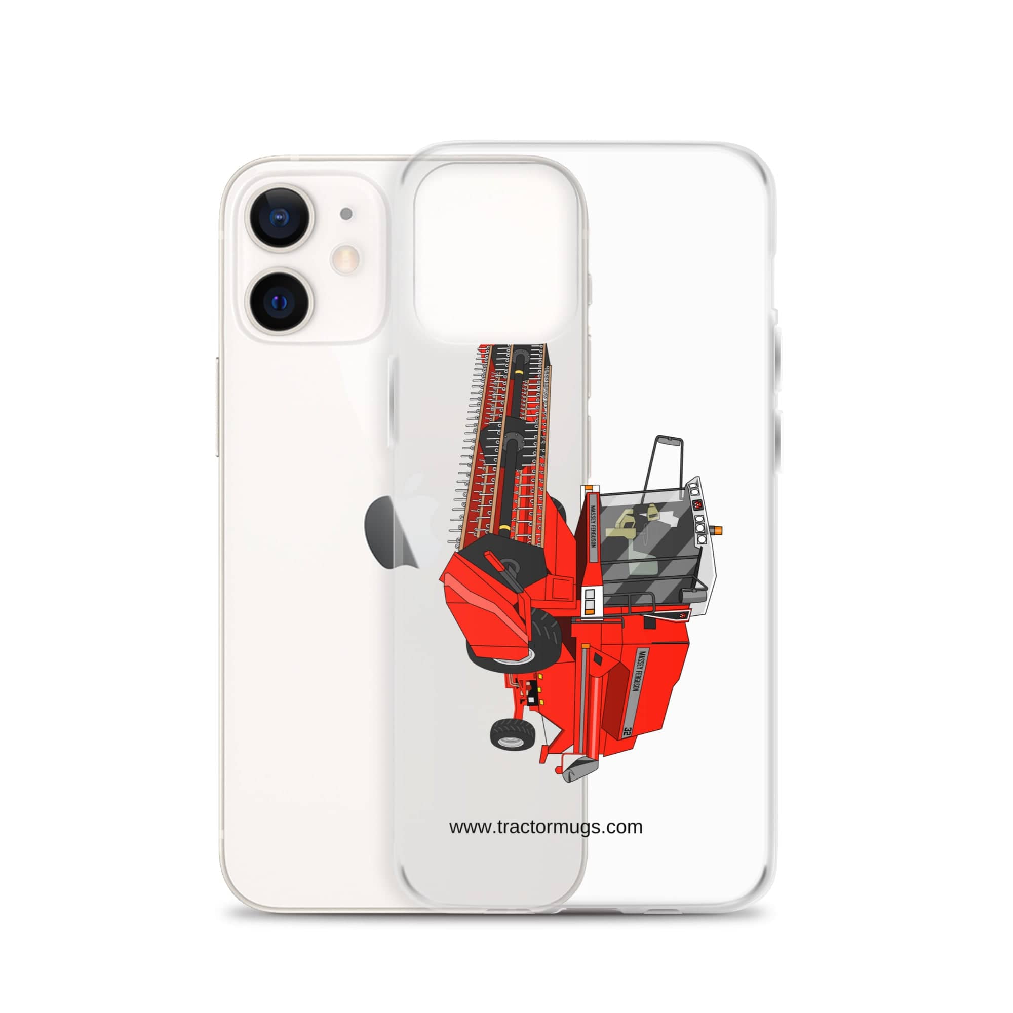 The Tractor Mugs Store 1994 Massey Ferguson 32 Combine Harvester | Clear Case for iPhone® Quality Farmers Merch