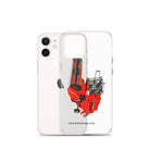 The Tractor Mugs Store 1994 Massey Ferguson 32 Combine Harvester | Clear Case for iPhone® Quality Farmers Merch