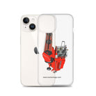 The Tractor Mugs Store 1994 Massey Ferguson 32 Combine Harvester | Clear Case for iPhone® Quality Farmers Merch