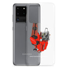 The Tractor Mugs Store 1994 Massey Ferguson 32 Combine Harvester | Clear Case for Samsung® Quality Farmers Merch