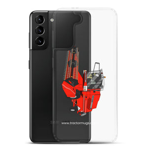 The Tractor Mugs Store 1994 Massey Ferguson 32 Combine Harvester | Clear Case for Samsung® Quality Farmers Merch